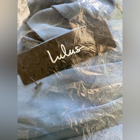 LULUS ALL ABOUT LOVE🩵SLAVE BLUE🩵SPECIAL OCCASION MAXI DRESS SIZE SMALL 🌟NWT🌟 - Picture 9 of 16